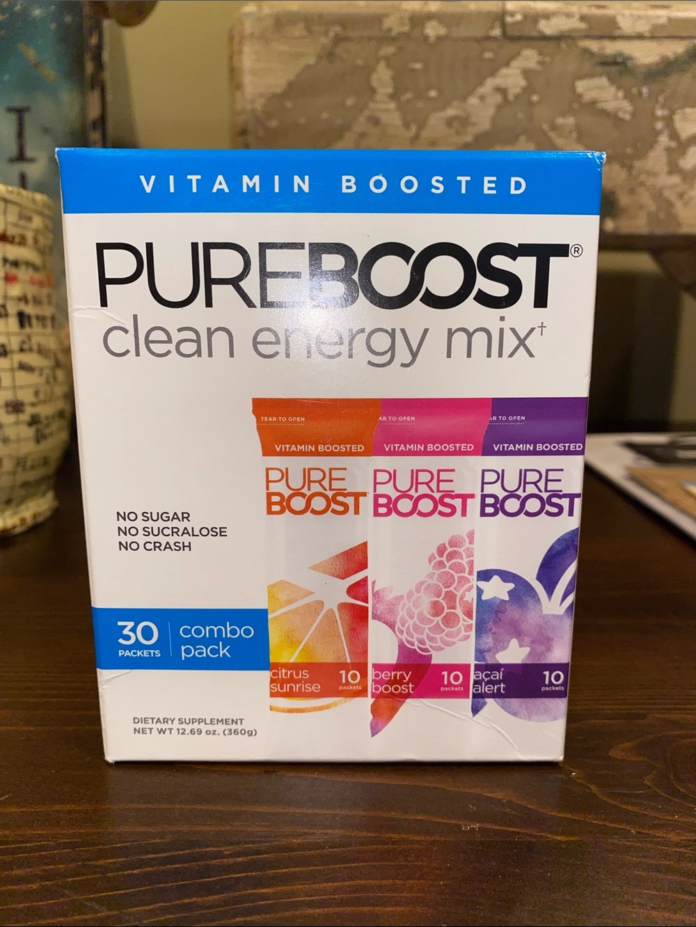 Pureboost Clean Energy Mix Combo Pack - White (unopened 30 ct box)